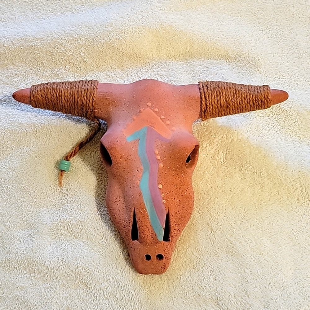 Southwestern Terra Cotta Skull